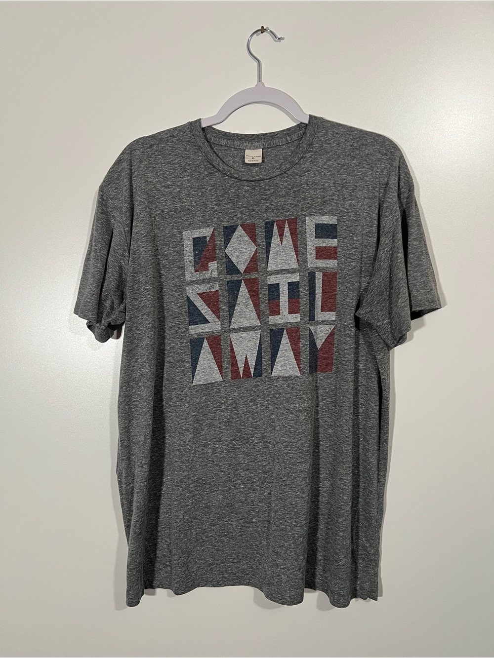 Bridge & Burn T-Shirt Come Sail Away Geo Graphic Size XL Limited Edition